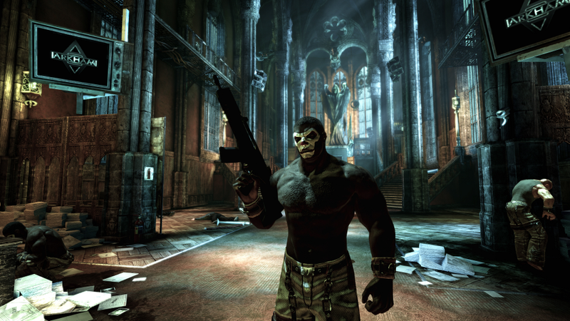 Illustration for article titled See Batman Battle Evil Muscle Clowns In Arkham Asylum